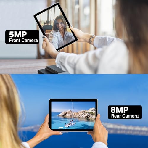 10.1 inch 4G LTE Tablet with SIM Card Slot, 64GB Storage, 1280x800 IPS, Dual Cameras D364693