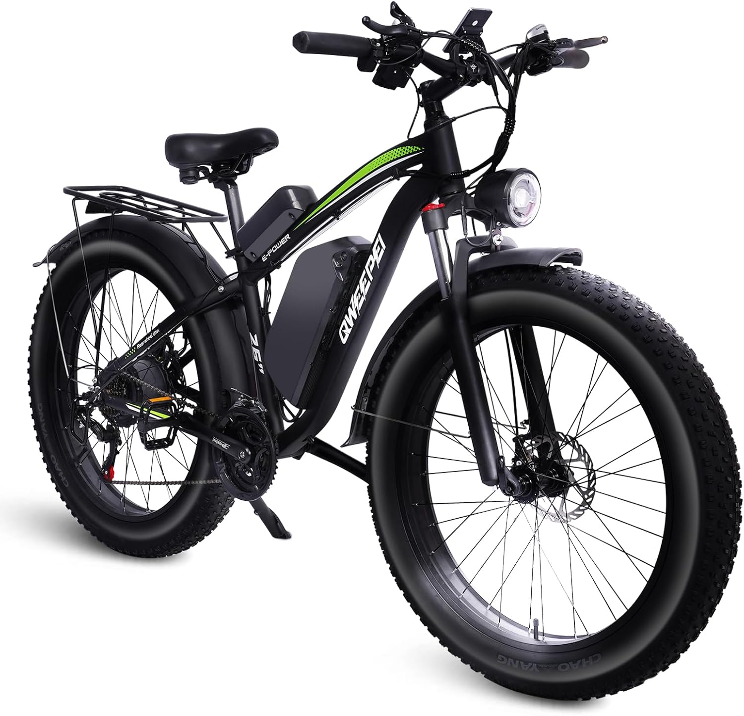 Electric Bike 1000W Brushless Motor 34MPH 17.5AH 840WH Battery 70 Miles 21-Speed Gears N90066