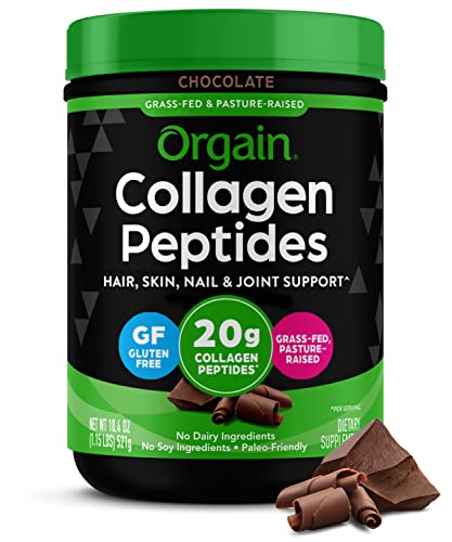 20g Grass Fed Collagen Powder, Unflavored, Non-GMO, Type I and III, 1lb K606