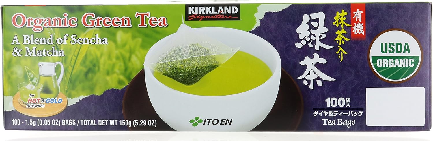 Organic Green Tea, 1.5 g, 100-count D40781