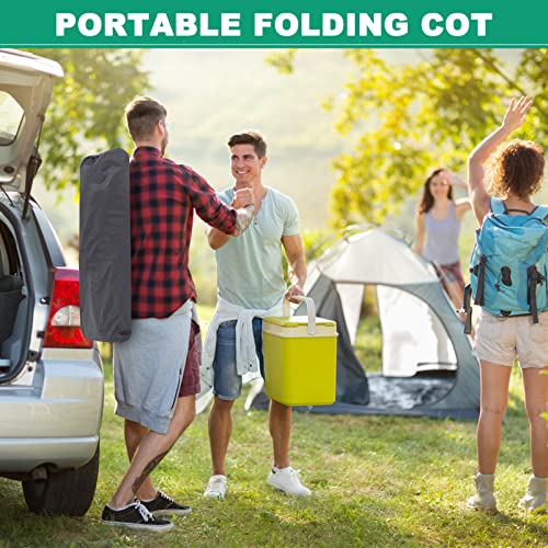 Extra Wide Heavy Duty Folding Camping Cot with Carry Bag P959678