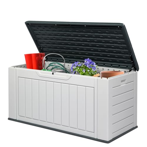 White Resin Outdoor Storage Shed (59 Cu.ft) Z72472