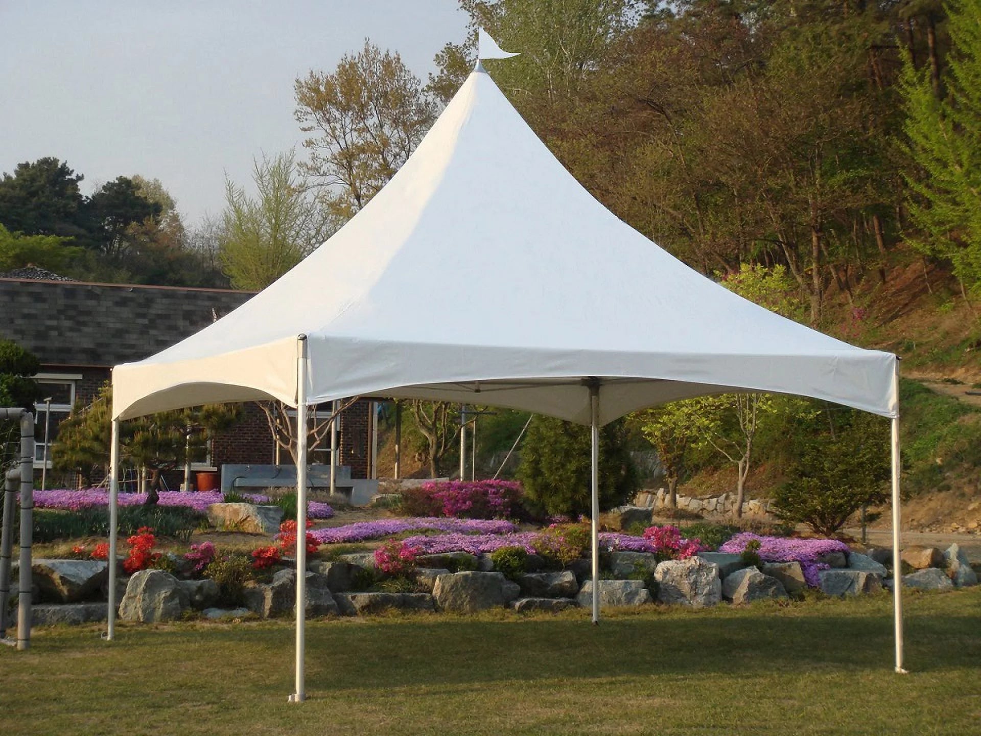 White 10x13 High Peak Canopy Tent A31167