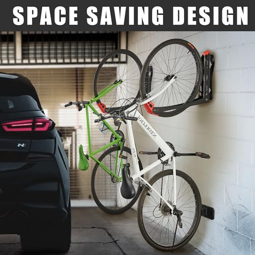 4 Pack Wall Mounted Bike Storage System Z291