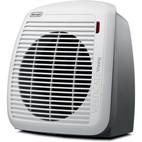 Quiet 1500W Portable Fan Heater with Overheat Protection, White/Gray Q586361