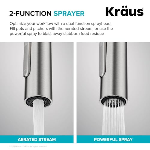 Spot Free Stainless Steel Single-Handle Touch Kitchen Sink Faucet with Pull Down Sprayer U312