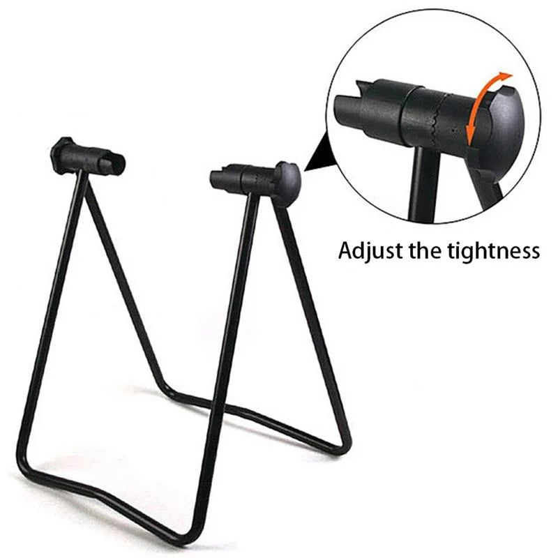 Bicycle Trainer Stationary Cycle Stand Indoor Exercise Training Foldable Y8329