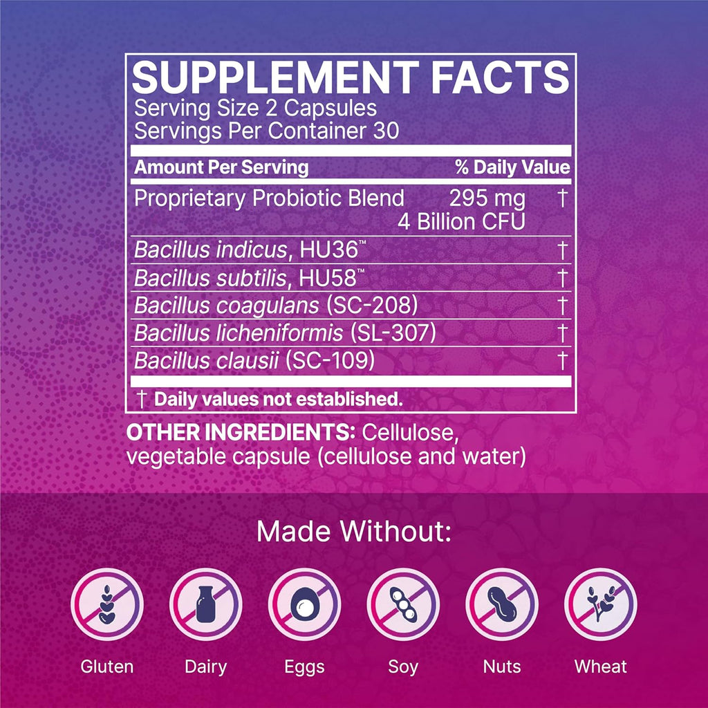 Spore-Based Probiotic 60 Capsules and Powder Sachets 30 Sachets Bundle W63175