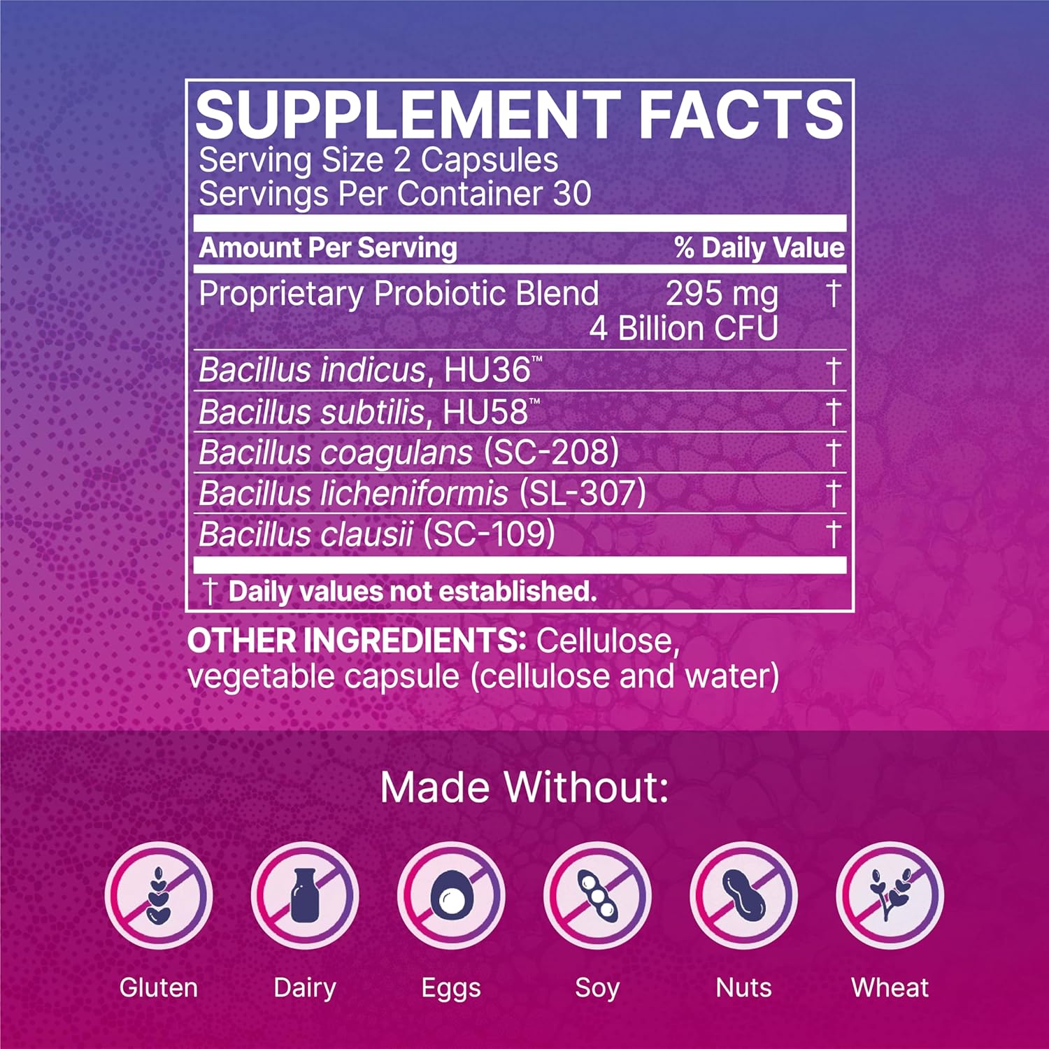 Spore-Based Probiotic 60 Capsules and Powder Sachets 30 Sachets Bundle W63175
