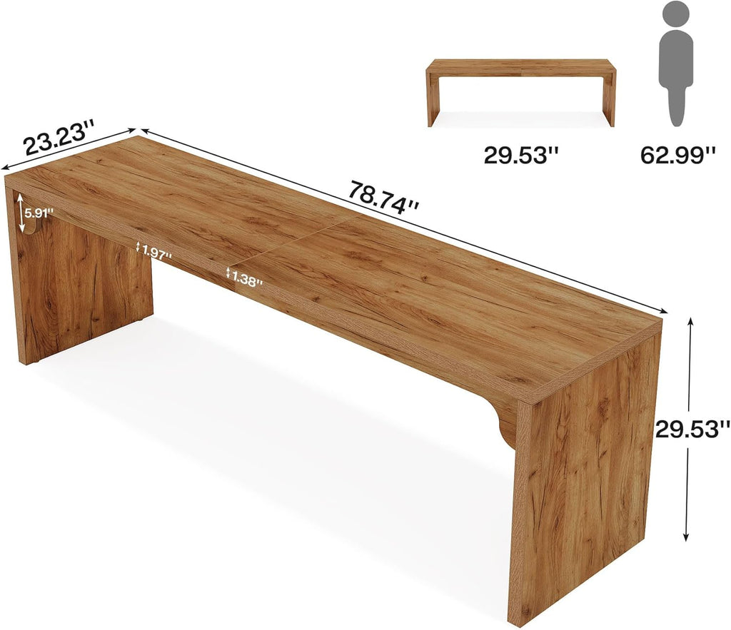 78.7 Inches Long Wooden Computer Desk N4193