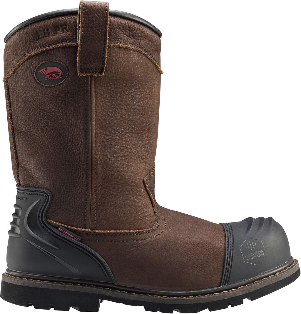 Carbon Toe EH PR Waterproof Wellington Work Boots, 9 6E Q74465