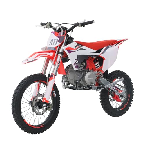 125CC Dirt Bike, 4-Speed Manual Clutch, Kick Start, 17"/14" Tires M50187
