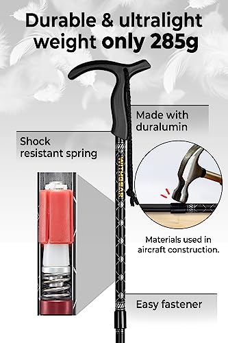 Adjustable Black Walking Cane Z5625