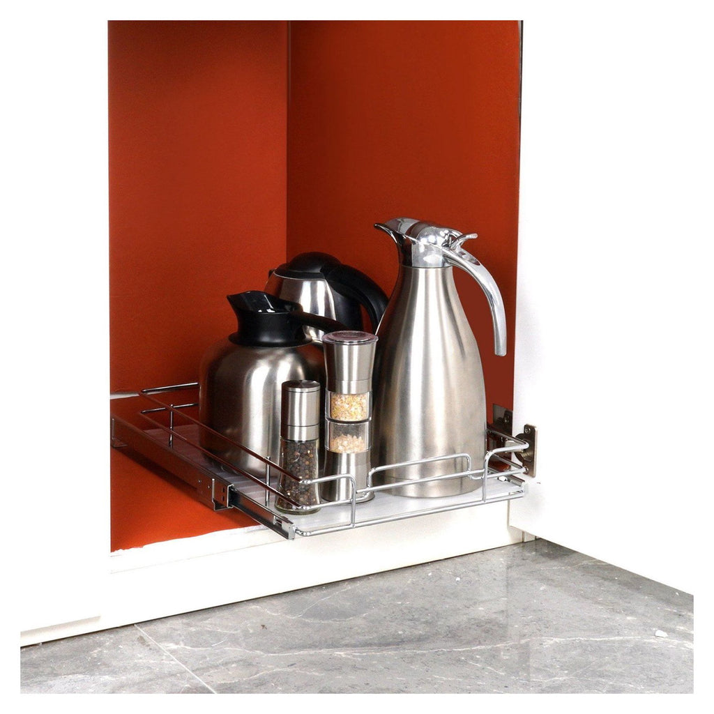 Chrome Steel Roll Out Drawers R78401