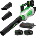 40V 135MPH 530CFM 5 Speeds Cordless Leaf Blower with 3 Tube Nozzle U345795
